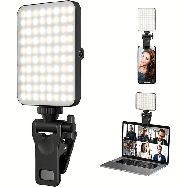 Clip-On Travel LED Selfie Light