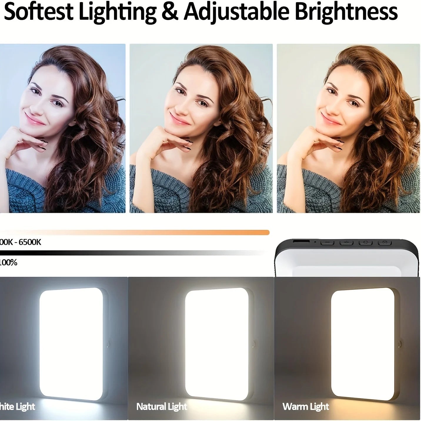 Clip-On Travel LED Selfie Light
