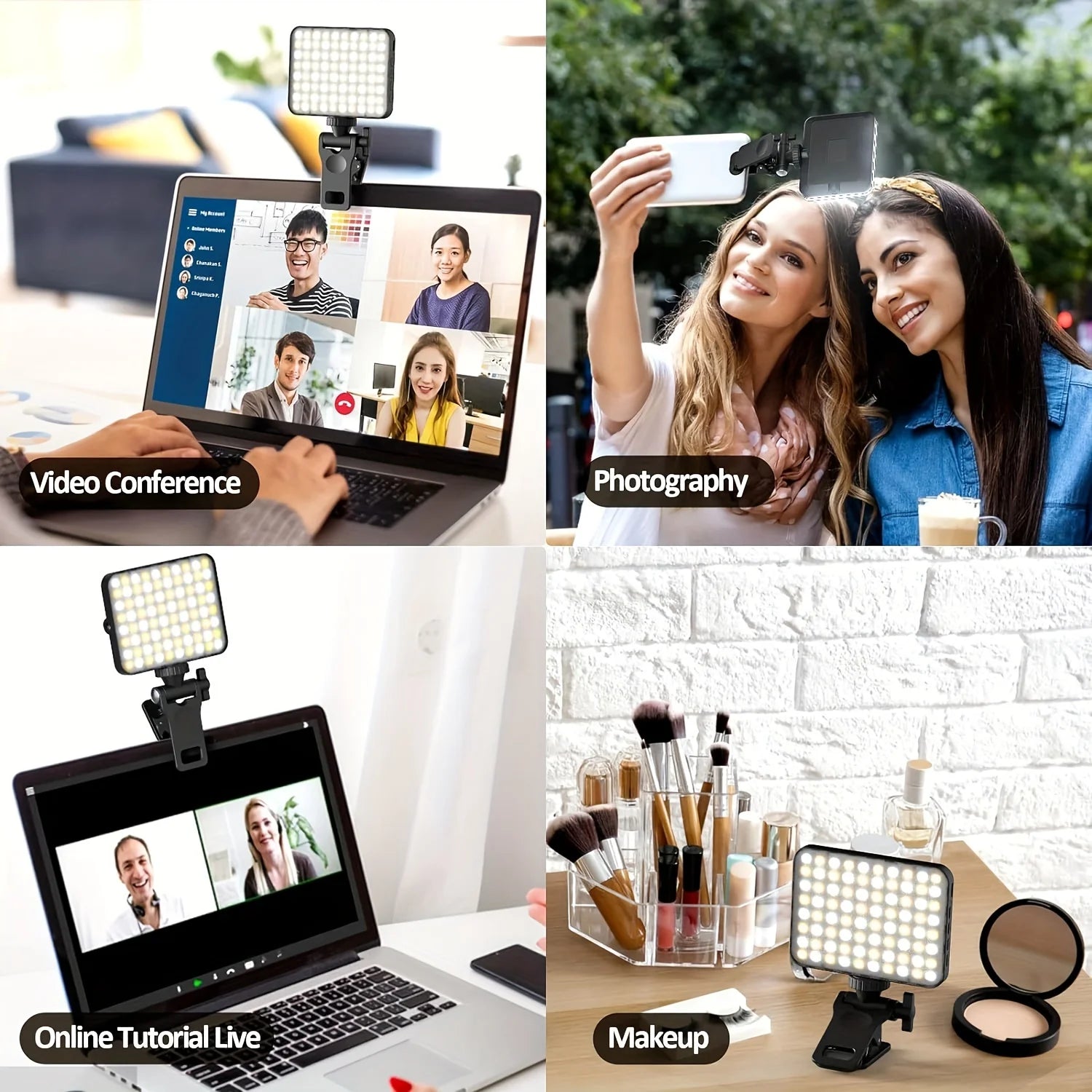 Clip-On Travel LED Selfie Light